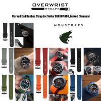 ราคา สายนาฬิกา สายยาง overwrist monstraps for Seiko SKX007,009,011, Seiko5 Sports (SRPD), Seiko Samurai (4438377407)
