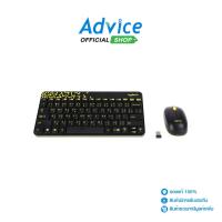 ราคา LOGITECH Mouse + Keyboard (2in1) Wireless (MK240) Nano Black (6915164738)