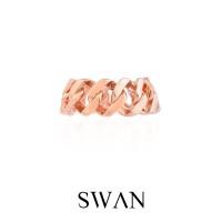 ราคา SWAN - Chain Ring แหวนเงินแท้ โซ่ แหวนเงินเกลี้ยง (8155746151)