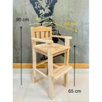ราคา เวียสักงาม เก้าอี้บาร์เด็ก งานดิบ มีที่พักเท้า เก้าอี้เด็ก เก้าอี้นั่งทานข้าวเด็ก เก้าอี้ เก้าอี้ไม้ เก้าอี้ไม้สัก (11523230992)
