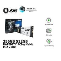 ราคา AGI SSD (เอสเอสดี) AGI 256GB 512GB RAPIDITY PCIE/NVME M.2 2280 รับประกันศูนย์ 3 ปี (12213794627)