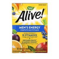 ราคา Nature's Way, Alive! Men’s Energy Multivitamin-Multimineral 50 Tablets (3111185505)
