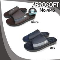 ราคา Aerosoft No.4145 รองเท้าแตะผู้ชาย แอโร่ซอฟ รองเท้าสวม รองเท้าสุขภาพ (AS4145) (1292124684)
