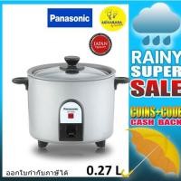 ราคา PANASONIC หม้อหุงข้าวหม้อหุงข้าวมาตรฐาน ความจุ: 0.27 ลิตร / (2-3 ถ้วย) รุ่น SR-3NBLSN (2688041840)