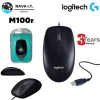 ราคา LOGITECH M100R OPTICAL USB MOUSE (เมาส์) รับประกันจากศูนย์ 3 ปี (7455495027)