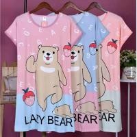 ราคา ถูกที่สุด ชุดนอนเดรสกระโปรง ลายการ์ตูนน่ารัก ชุดนอนผู้หญิง ผ้าดีมาก ถูกที่สุด (2753289825)