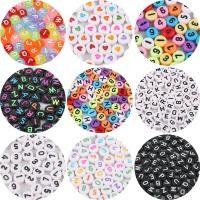 ราคา ลูกปัดอะคริลิค รูปตัวอักษรภาษาอังกฤษ สําหรับทําเครื่องประดับ สร้อยคอ สร้อยข้อมือ DIY จํานวน 100 ชิ้น (6839540875)