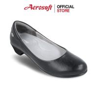 ราคา Aerosoft (แอโร่ซอฟ) รองเท้าใส่ทำงาน รองเท้าเพื่อสุขภาพมีส้น รุ่น CW3431 สีดำ มีส้น (14527382260)
