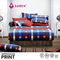 ราคา LOTUS ชุดผ้าปู 3.5ฟุต+ผ้านวม ลายLI 061 รุ่น Impression Print ส่งฟรี (1578161897)