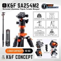 ราคา ขาตั้งกล้อง K&F Concept รุ่น K&F SA254M2 (KF09.089) Professional Camera Tripod Horizontal Aluminium Tripods Monopod (8939868515)