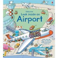 ราคา Usborne Look Inside: An Airport lift-the-flap หนังสือเด็ก เปิด ปิด ภาษาอังกฤษ บอร์ดบุ๊ค Board book #51768 [Z] (23051626101)