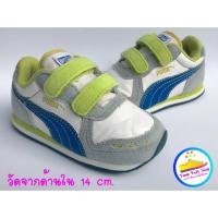 ราคา Puma 14 cm. รองเท้าเด็กมือสองแบรนด์แท้ (1664421434)