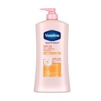 ราคา Vaseline Body Lotion Healthy Bright UV Lightening Pink 600 ml /// VASELINE Healthy White SPF24 PA+++ 500ml (15282283064)