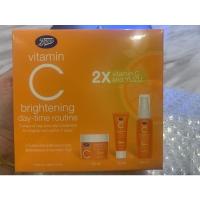 ราคา ถูกที่สุด เซ็ท สุดคุ้ม BOOTS VITAMIN C บู๊ทส์ วิตามิน ซี ไบรท์เทนนิ่ง เดย์-ไทม์ รูทีน x 3 (12707797894)