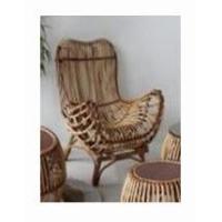 ราคา อาร์มแชร์หวาย ตกแต่งด้วยหนัง VANA Armchair with Leather binding (5633867711)