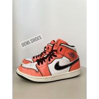 ราคา Nike Air Jordan 1 Mid SE Turf Orangeของแท้100% #มือสอง (18742065589)