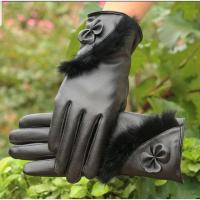 ราคา ❗️พร้อมส่ง❗️ ถุงมือหนังกันหนาว บุขน ( ทัชสกรีนได้ ) (3611069461)