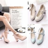 ราคา รองเท้าส้นสูง น่ารักฟรุ้งฟริ้ง พร้อมส่ง !! (612840875)