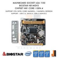 ราคา Mainboard Biostar H81MDV5 (LGA1150) รองรับ Core i Gen.4 (มือสอง) (7061935333)