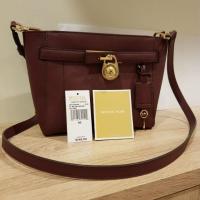 ราคา Michael Kors Hamilton Plum Top Zip Messenger Bag    (1894824928)