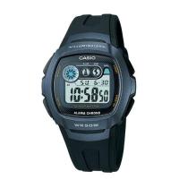 ราคา Casio Standard นาฬิกาข้อมือ สายเรซิ่น สีดำ รุ่น W-210-1BVDF (1403398984)