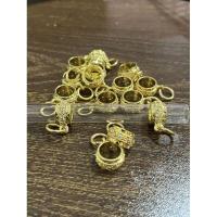 ราคา ห่วงกลางลายไทยฝังเพชรรอบวงขนาด9มิลฝังเพชรรอบวง11เม็ด (21482205800)