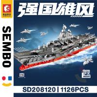 ราคา ชุดตัวต่อ SEMBO BLOCK เรือรบทหาร PLA..NAVY SHANDONG SD208120 จำนวน 1126+ชิ้น (23678238469)