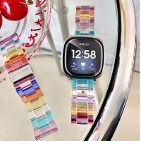 ราคา สายนาฬิกาข้อมือพลาสติกใส หลากสี แบบเปลี่ยน สําหรับ Fitbit Versa 3 Fitbit Sense Fitbit Versa 4 Fitbit Sense 2 Fitbit Versa 2 Versa Versa Lite Fitbit Versa 4 (20957115165)