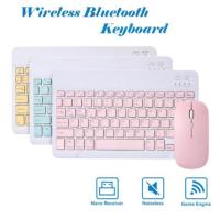 ราคา พร้อมส่ง ‼️ จากไทย คีย์บอร์ดไร้สาย เม้าส์ไร้สาย คีย์บอร์ด คีย์บอร์ดบลูทูธ เม้าส์บลูทูธ (23601135214)