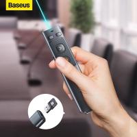 ราคา Baseus Presenter Wireless Pointer Universal 2.4GHz รีโมทคอนโทรลสำหรับ Mac Win Projector Powerpoint Presenter ปากกานำเสนอ (17492074068)