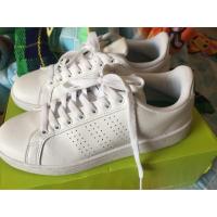 ราคา Adidas neo cloudfoam advantage clean สีเขียว (608765366)