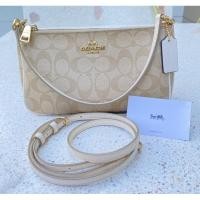 ราคา coachพอชแท้สีขาวสภาพสวย (3262374610)