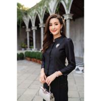 ราคา 64040/64039 ชุดจิตรลดา ชุดผ้าไหม ชุดไทยจิตรลดา จิตรดา ชุดไทย ชุดไทยประยุกต์ เสื้อผ้าไทยผู้หญิง by sunsmile (10576328475)