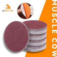 ราคา MUSCLE COW กระดาษทรายกลม 4 นิ้ว กระดาษทราย กลม หลังสักหลาด (แพคละ100แผ่น)ใบขัดกระดาษทราย 4 นิ้ว ขัดไม้ ขัดเหล็ก ขัดโลหะ (23470231778)