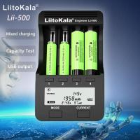 ราคา Liitokala Lii-500 Lii-402 Lii-202 Lii-100 ที่ชาร์จแบตเตอรี่ AA AAA 18650 26650 21700 17355 18350 14500 อเนกประสงค์ (23839750143)