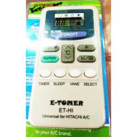 ราคา รีโมทแอร์สำหรับแอร์ HITACHI ทุกรุ่น(รุ่น ET-HI)สีขาว (3950475078)