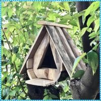 ราคา บ้านนกไม้ ทำจากปลีกไม้สัก กรงนก บ้านซูการ์ งานอาร์ต กรงนกไม้ รังนกไม้สัก กรงกระรอก ที่นอนนก บ้านสัตว์เล็ก บ้านกระรอก (9679217309)