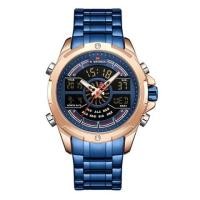 ราคา บริการเก็บเงินปลายทาง นาฬิกาข้อมือNAVIFORCEรุ่นNF9170 RGBE สายสแตนเลส สีน้ำเงินโรสโกลด์ ของแท้100% สินค้าอยู่ในประเทศไทย (6812646184)