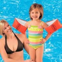 ราคา INTEX ปลอกแขน ปลอกแขนว่ายน้ำ ห่วงยางสวมแขนว่ายน้ำ Deluxe Inflatable Arm Band Floaties รุ่น 58642 (23965703228)