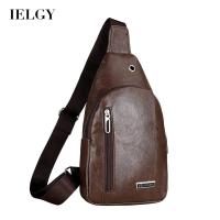 ราคา IELGY กระเป๋าสะพายข้าง หนังนิ่ม สําหรับผู้ชาย เหมาะกับการเล่นกีฬากลางแจ้ง (14299389425)