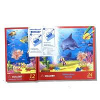 ราคา water color Pencils สีไม้ระบายน้ำ Colleen (12สี,24สี) (7615692604)