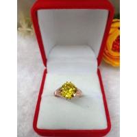 ราคา แหวนนาคหัวพลอยสีเหลือง#แหวนพลอยสีเหลือง (14888830279)