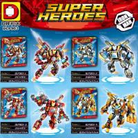 ราคา ส่งฟรีEMSไม่ต้องใช้โค้ด DLP903: Iron Man Mechs with Repeat Minifigs (เลโก้จีน หุ่นไอรอนแมน มินิฟิก) (5700639422)