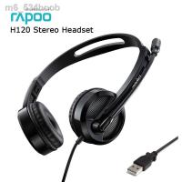 ราคา ஐ✜♕Rapoo USB Stereo Headset H120 NAVA IT GROUP หูฟัง ประกัน 1ปี (11442451747)