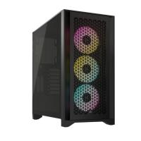 ราคา Corsair iCUE 4000D RGB Airflow Black ATX Mid-Tower Case With 3xAF120 RGB Elite Fan (20372357129)