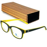 ราคา Abercrombie & Fitch 8906 สีดำตัดเหลืองแป้นจมูกซิลิโคน(ขาสปริง) (276734554)