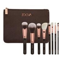 ราคา Zoeva 8 rose golden brushes + 1 brown Large Brush Clutch (185836416)