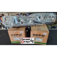 ราคา DEPO ดวงไฟหน้า HONDA ฮอนด้า CITY ซิตี้ TYPE-Z ไทซี่ ปี 1999-2002 L/R ชิ้นละ (23746357092)