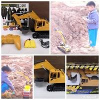 ราคา RC TRUCK รถตักดินหัวขุดเหล้ก บังคับวิทยุ มาตราส่วน 1:24 รีโมทบังคับไร้สาย 2.4 GHz ควบคุมการทำงาน ด้วยปุ่มคำสั่งเสียงเคร (5917860746)