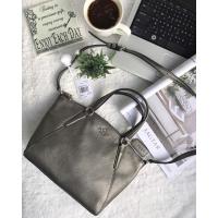 ราคา Coach พัด มินิ 10 นิ้ว เทา เมทาลิค (729024316)